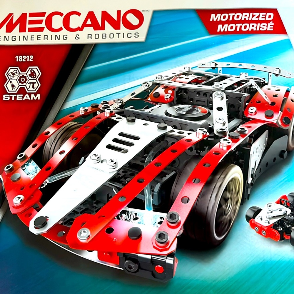 Meccano 27 in 1 Supercar, robotics, STEAM
